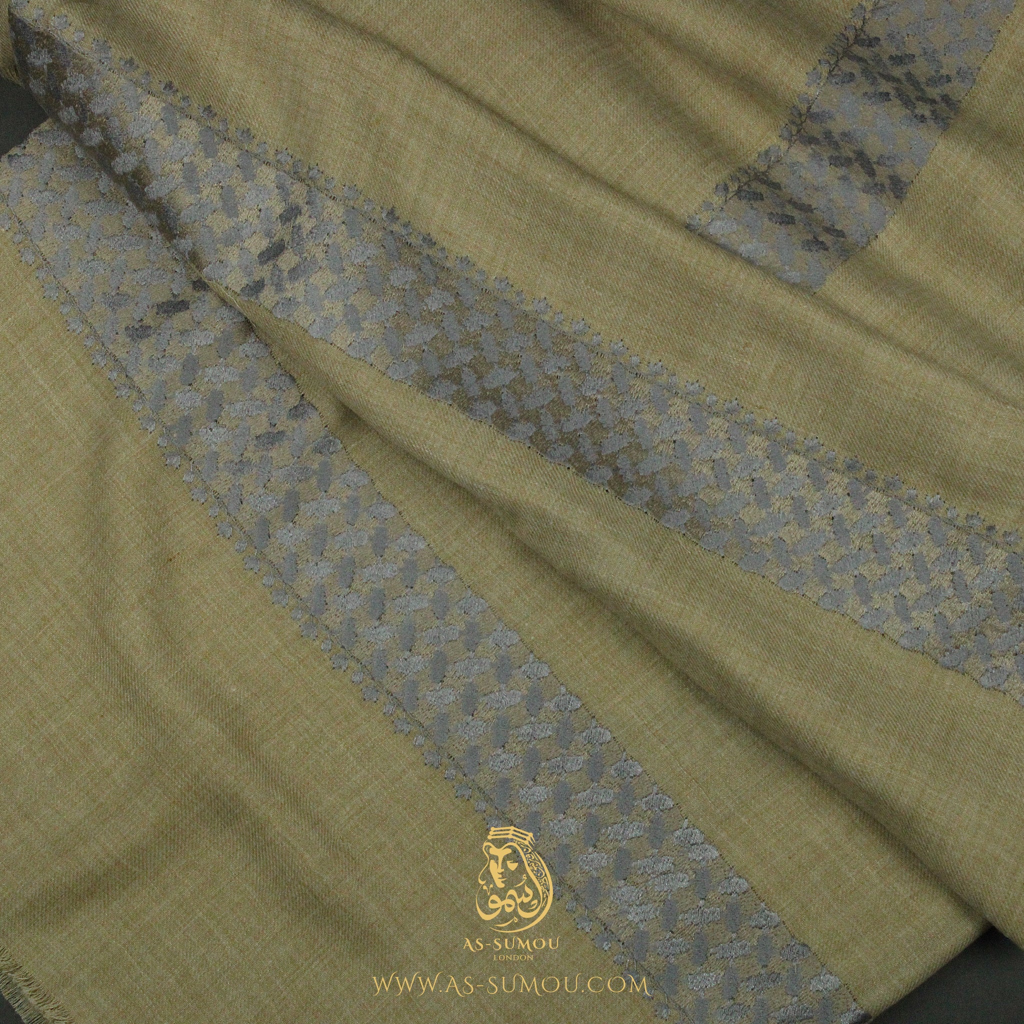 PREMIUM BROWN KEFFIYEH INSPIRED SHEMAGH SCARF VW33