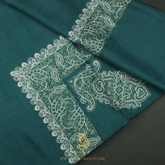 PREMIUM TEAL AUTHENTIC OMANI MASSAR SCARF OM91