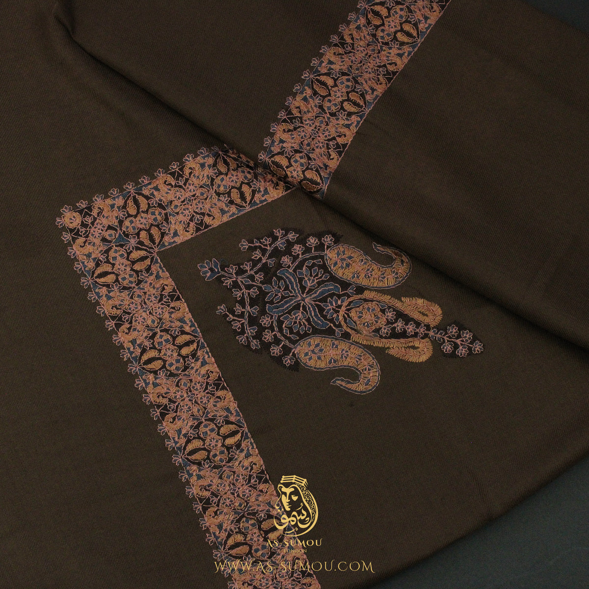 Premium Brown Authentic Yemeni Shemagh Scarf SE284