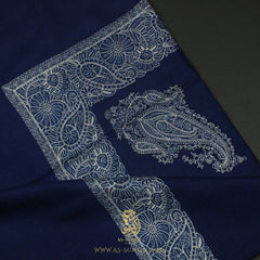 PREMIUM BLUE AUTHENTIC OMANI MASSAR SCARF OM146