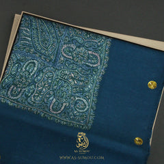 LUXURY HANDMADE BLUE YEMENI SHEMAGH