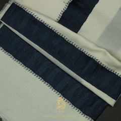PREMIUM WHITE ELEGANT QATARI SHEMAGH SCARF QR45