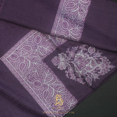 Premium Purple Authentic Omani Massar Scarf OM161