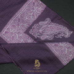 Premium Purple Authentic Omani Massar Scarf OM161