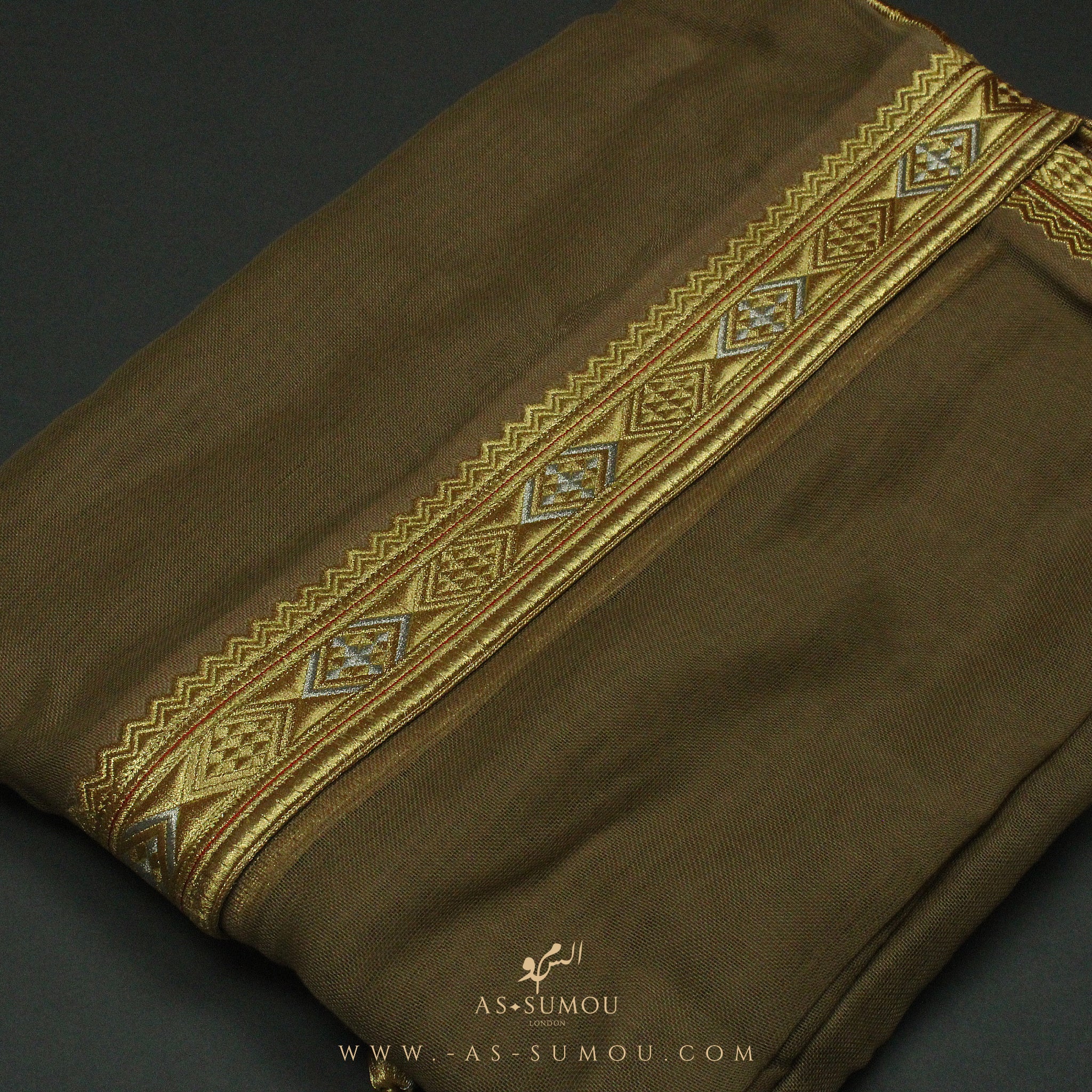 PREMIUM RARE CARAMEL UNIQUE KHALEEJI BISHT BS13