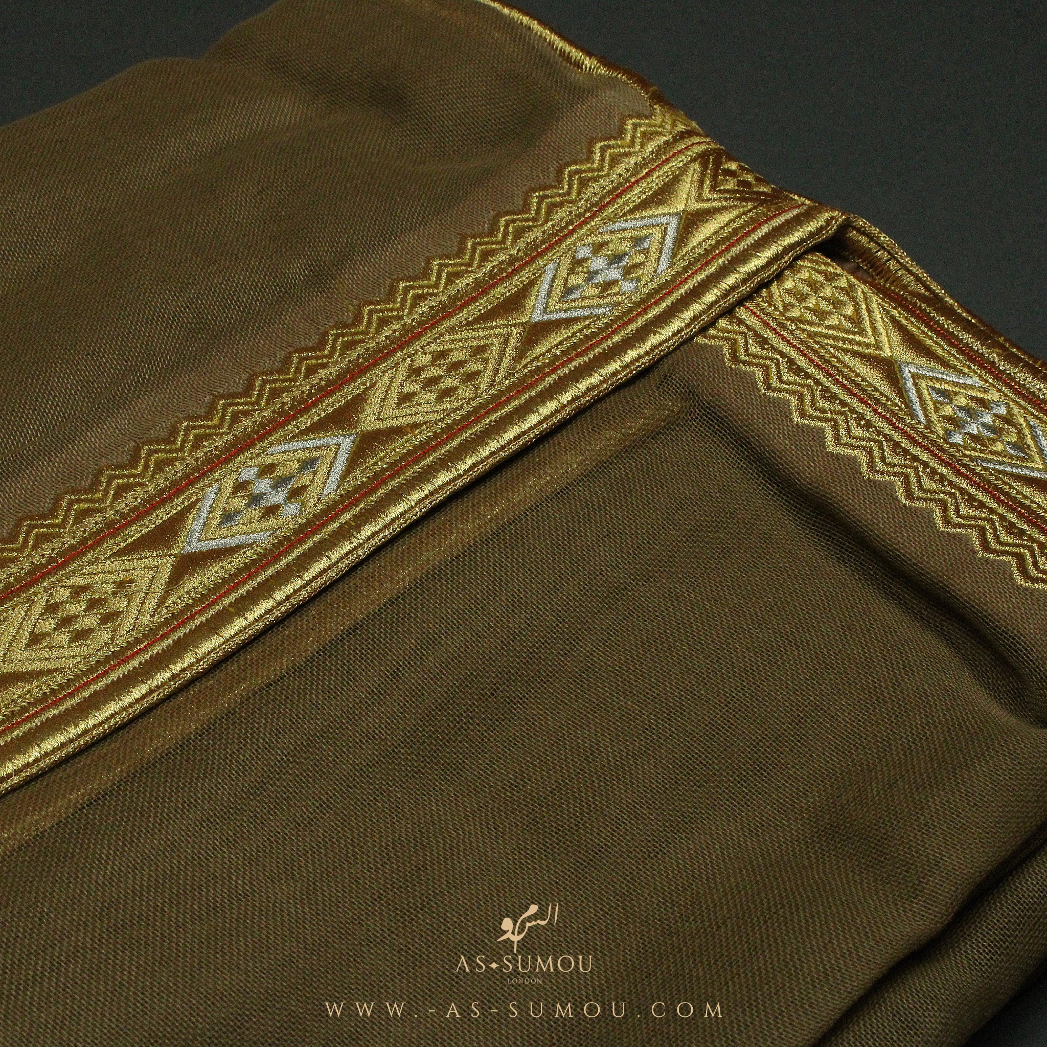 PREMIUM RARE CARAMEL UNIQUE KHALEEJI BISHT BS13