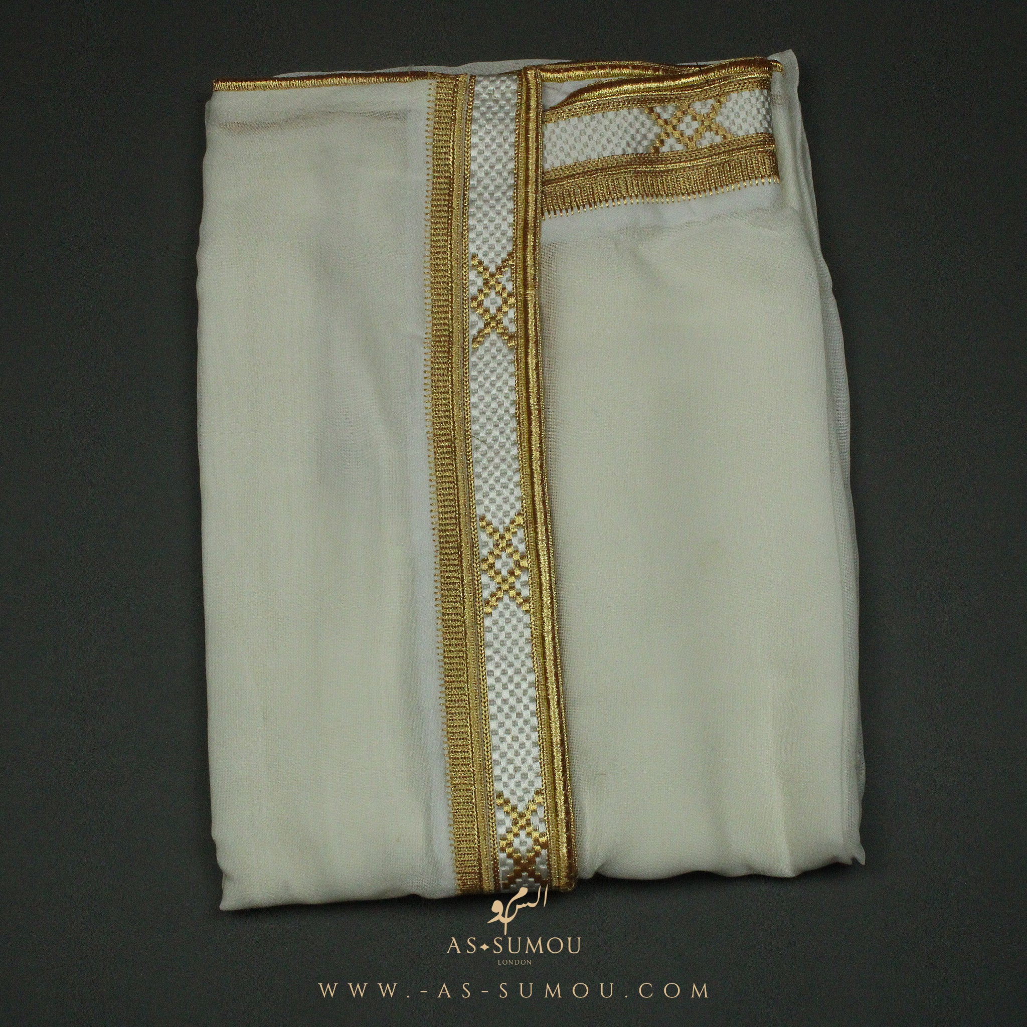 PREMIUM RARE OFF-WHITE UNIQUE KHALEEJI BISHT BS6