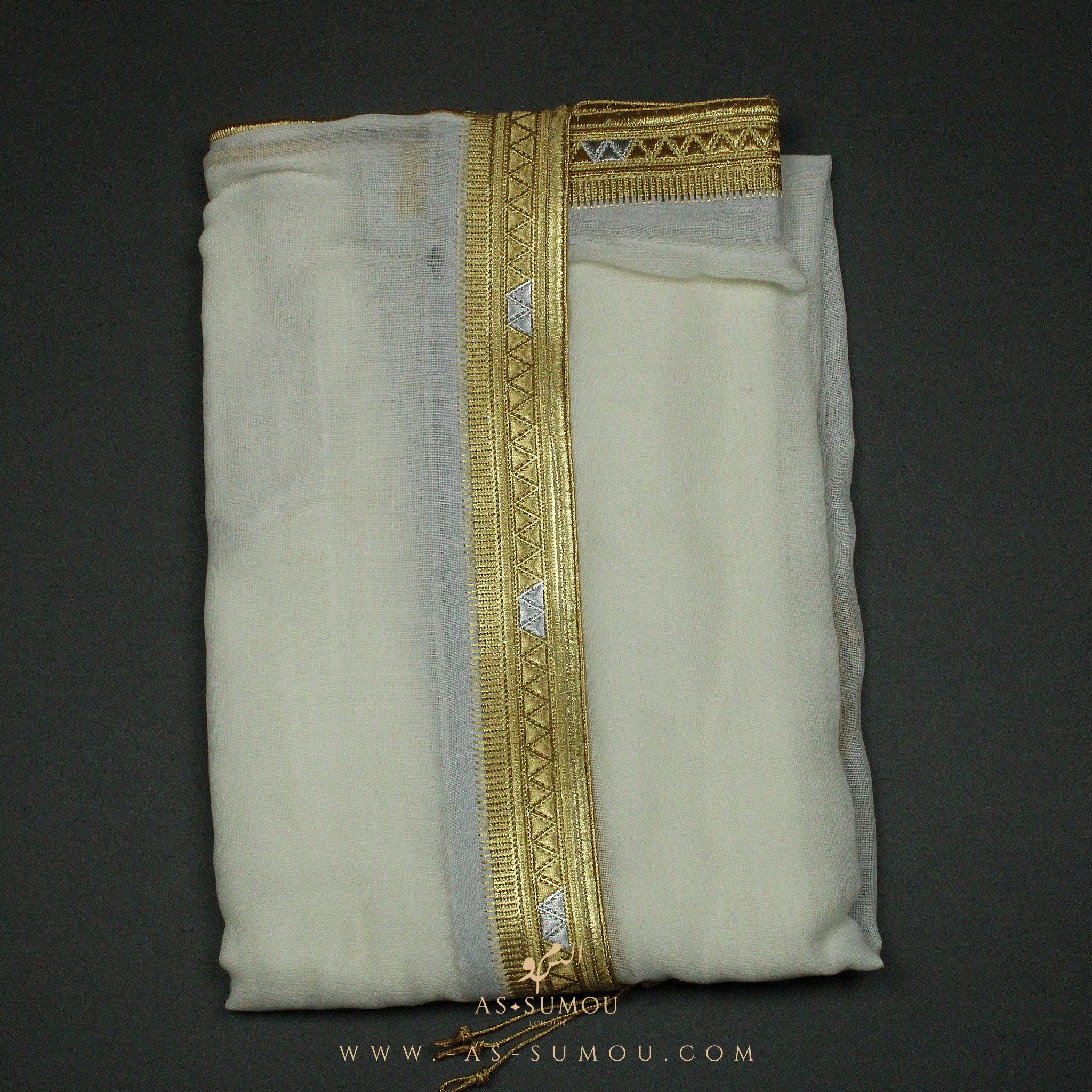 PREMIUM RARE OFF-WHITE UNIQUE KHALEEJI BISHT BS12