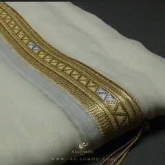 PREMIUM RARE OFF-WHITE UNIQUE KHALEEJI BISHT BS12