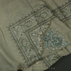 PREMIUM BEIGE AUTHENTIC OMANI MASSAR SCARF OM62