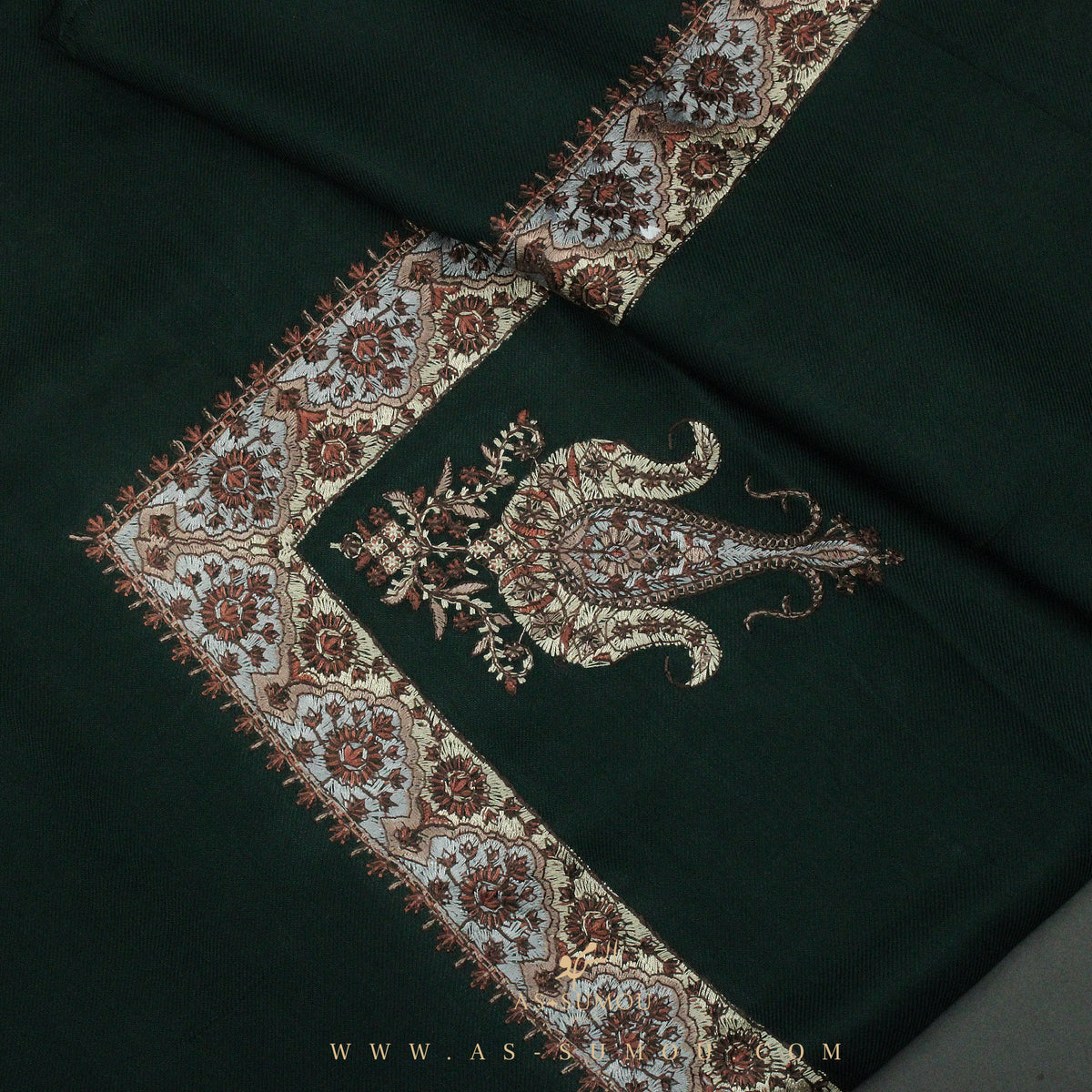 PREMIUM GREEN AUTHENTIC YEMENI SHEMAGH SCARF SE109