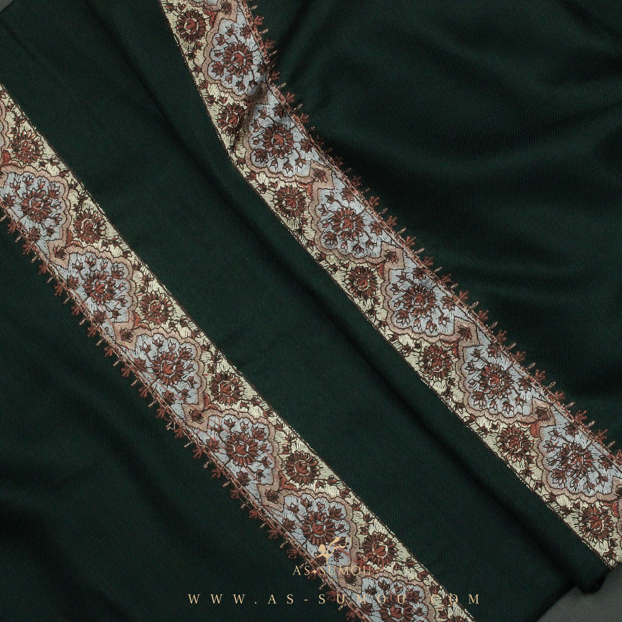 PREMIUM GREEN AUTHENTIC YEMENI SHEMAGH SCARF SE109