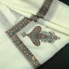 PREMIUM WHITE AUTHENTIC YEMENI SHEMAGH SCARF WH141