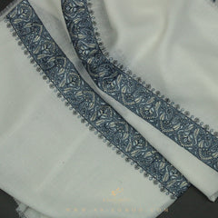 PREMIUM WHITE AUTHENTIC YEMENI SHEMAGH SCARF WH127