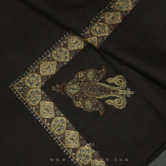 PREMIUM CHARCOAL AUTHENTIC YEMENI SHEMAGH SCARF SE83