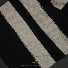 PREMIUM BLACK AUTHENTIC YEMENI SHEMAGH SCARF BL79