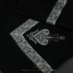 PREMIUM BLACK AUTHENTIC YEMENI SHEMAGH SCARF BL65