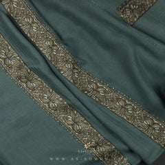 PREMIUM GREY AUTHENTIC YEMENI SHEMAGH SCARF SE85