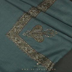 PREMIUM GREY AUTHENTIC YEMENI SHEMAGH SCARF SE85