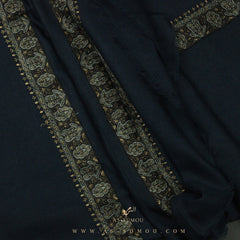 PREMIUM NAVY AUTHENTIC YEMENI SHEMAGH SCARF SE86