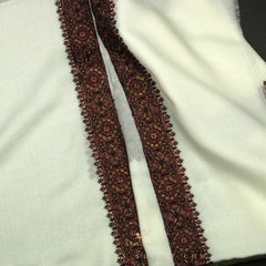PREMIUM WHITE AUTHENTIC YEMENI SHEMAGH SCARF WH107