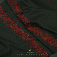 PREMIUM GREEN AUTHENTIC YEMENI SHEMAGH SCARF SE91