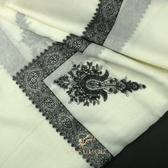 PREMIUM WHITE AUTHENTIC YEMENI SHEMAGH SCARF WH138