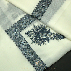 PREMIUM WHITE AUTHENTIC YEMENI SHEMAGH SCARF WH102