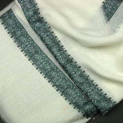 PREMIUM WHITE AUTHENTIC YEMENI SHEMAGH SCARF WH109