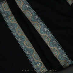 PREMIUM BLACK AUTHENTIC YEMENI SHEMAGH SCARF BL67